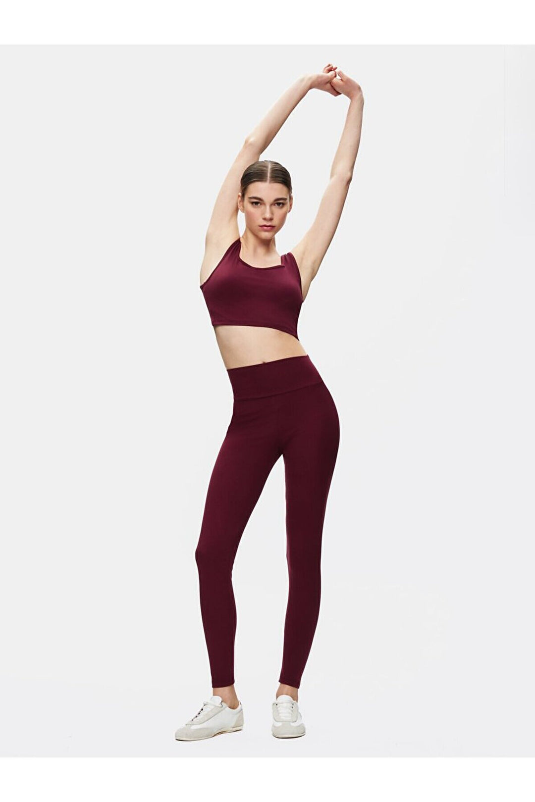 LTB Legging rouge slim basique - Rouge_14408