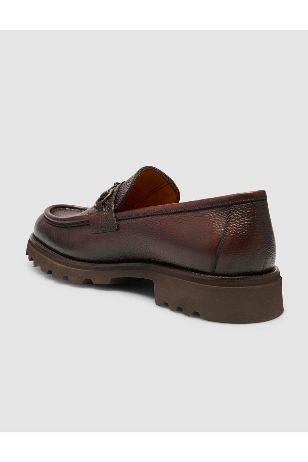 Cabani Shoes Chaussures de ville pour hommes en cuir véritable marron avec boucle à 100%. - Marron