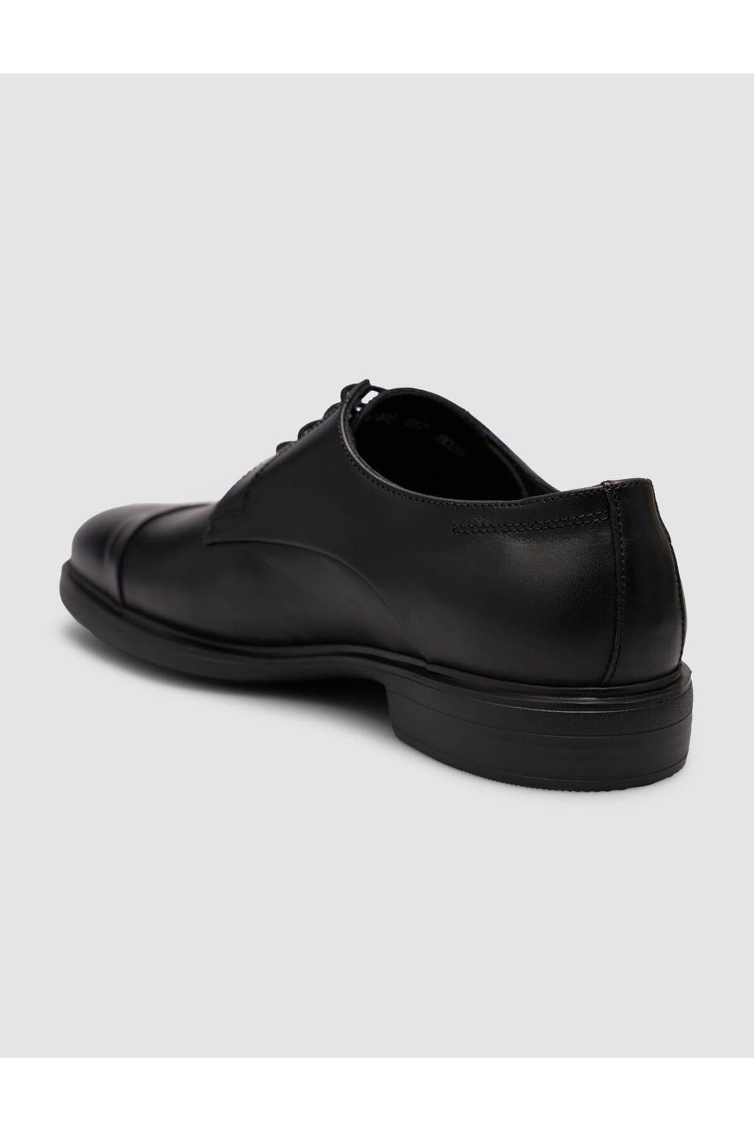 Cabani Shoes Chaussures classiques pour hommes en cuir véritable de veau noir à lacets - Multicolore