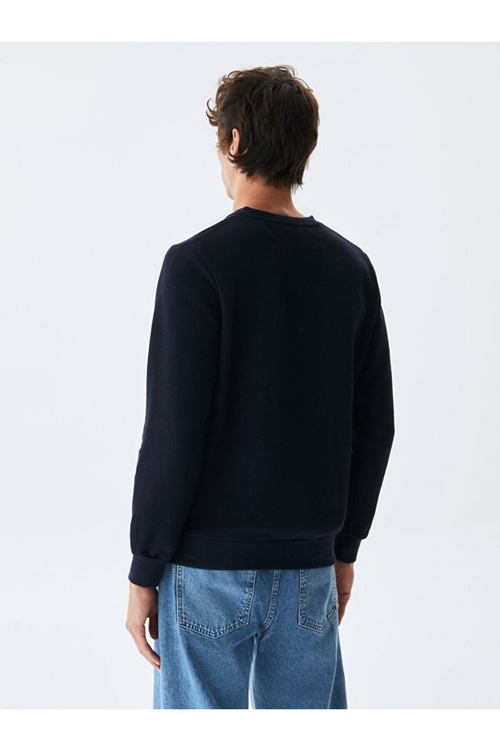 LTB Sweat ras du cou bleu marine