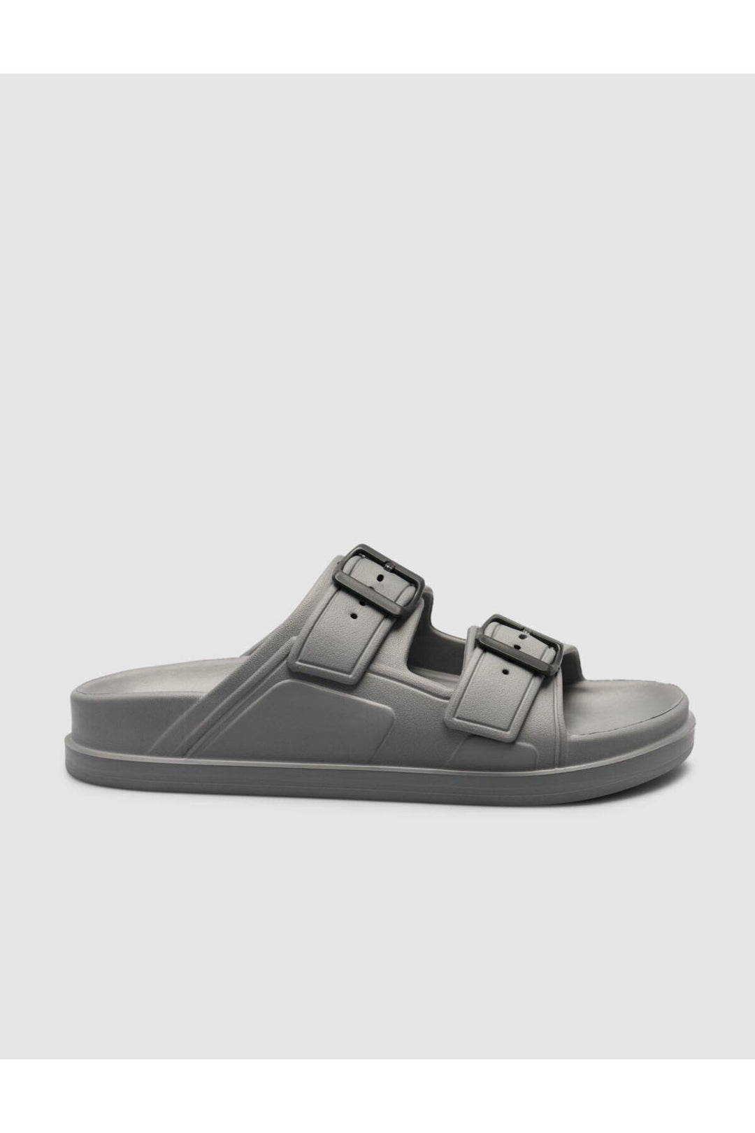 Cabani Shoes Capri Premium Sandales pour hommes en Eva à double boucle gris foncé - Anthracite