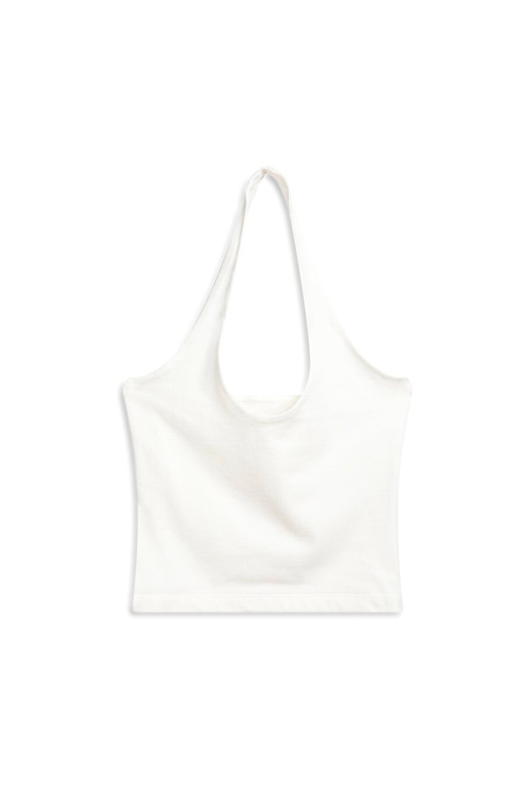 LTB Débardeur crop blanc à col halter - Blanc