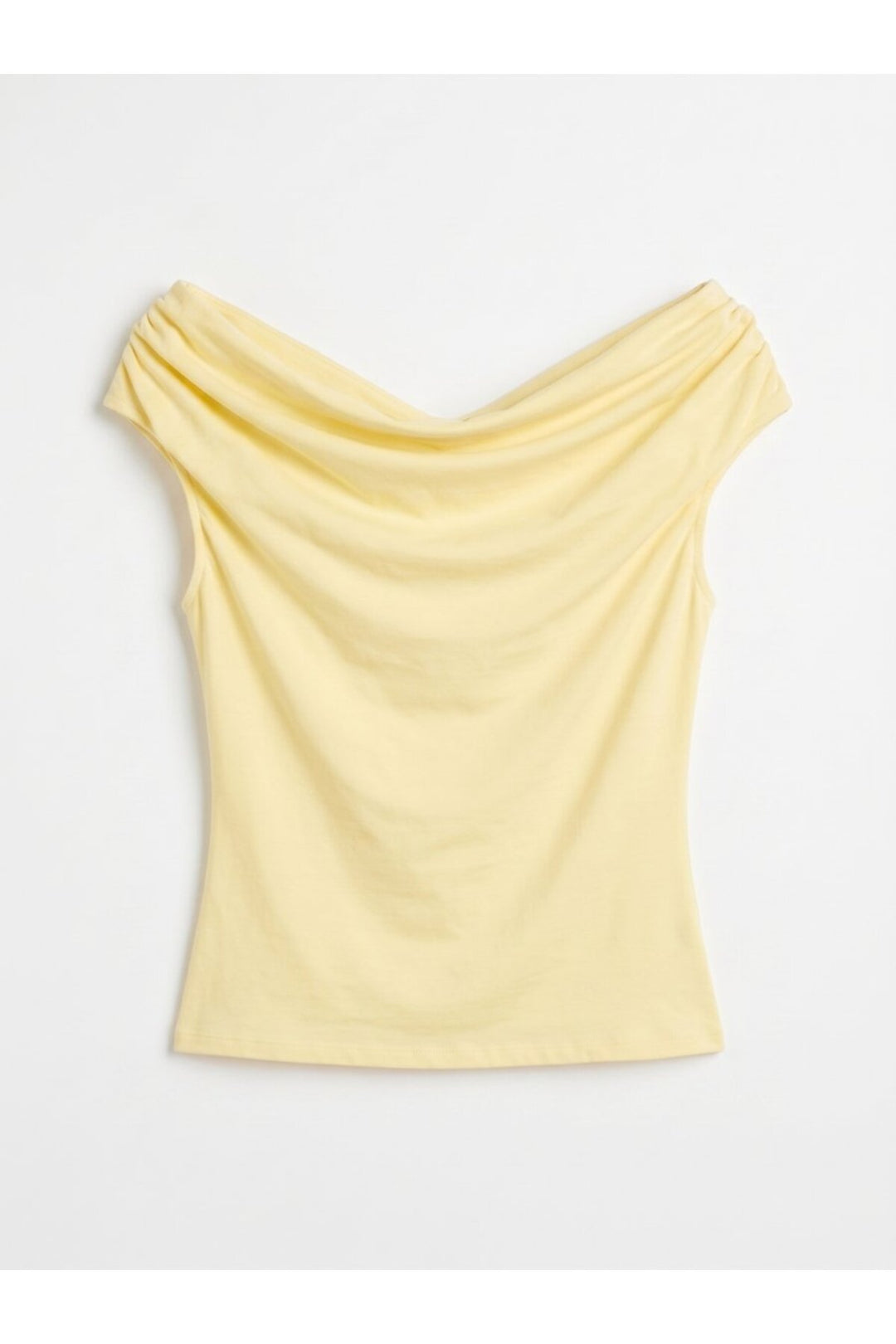 LTB T-shirt Jaune Col Bateau - Jaune