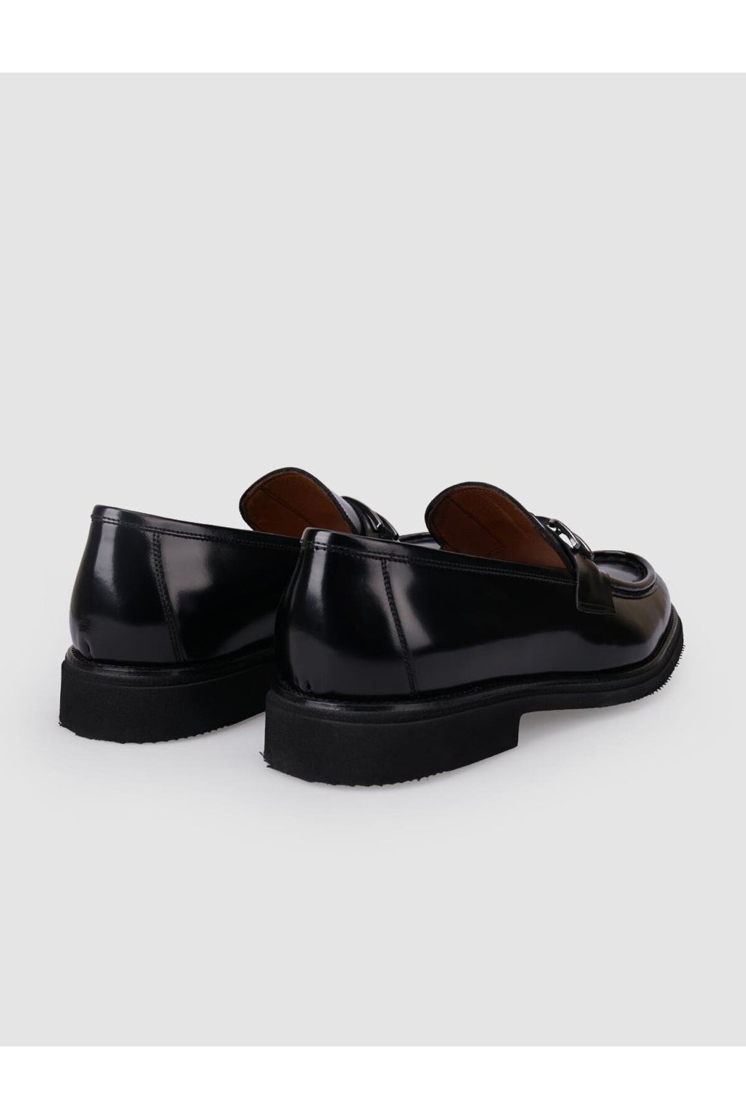 Cabani Shoes Chaussures classiques pour hommes en cuir véritable noir avec boucle d'ouverture à 100%. - Multicolore