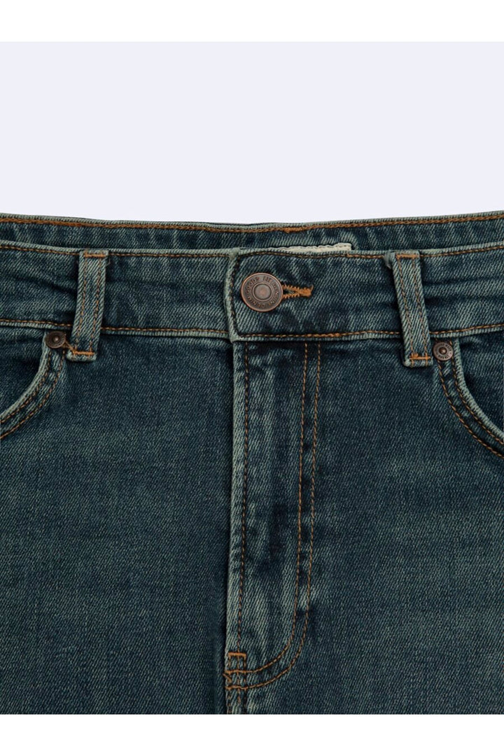 LTB Renar Pantalon Jean Mid Indigo Taille Moyenne Tapered Slim - Kaki