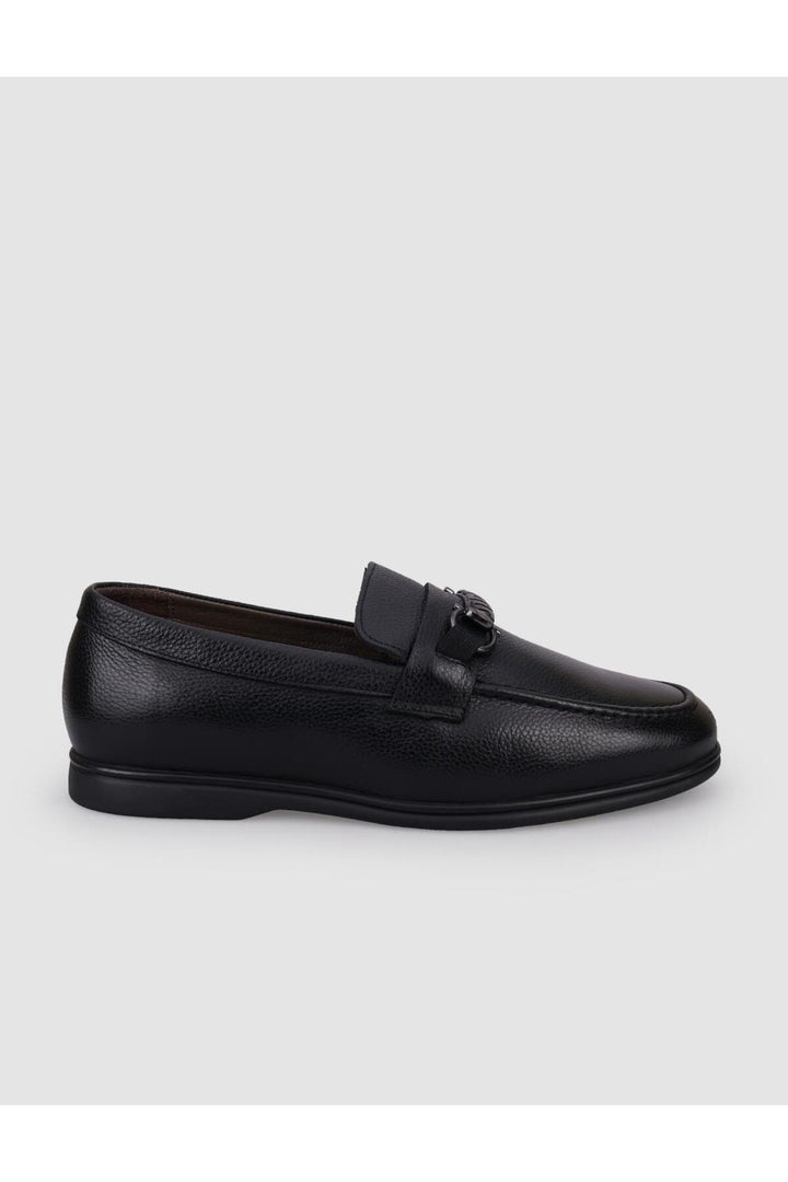 Cabani Shoes Chaussures de ville pour hommes en cuir véritable avec boucle noire - Multicolore