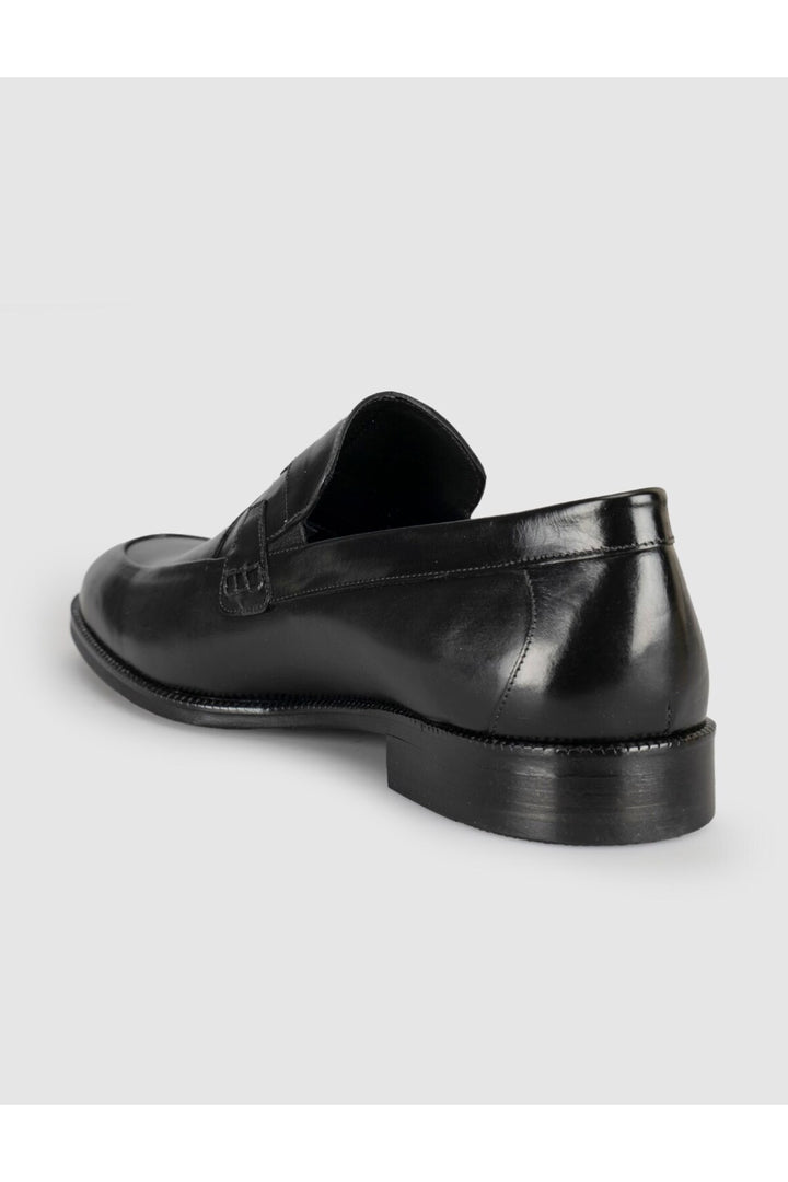 Cabani Shoes Chaussures classiques pour hommes noires avec détails en crocodile - Multicolore