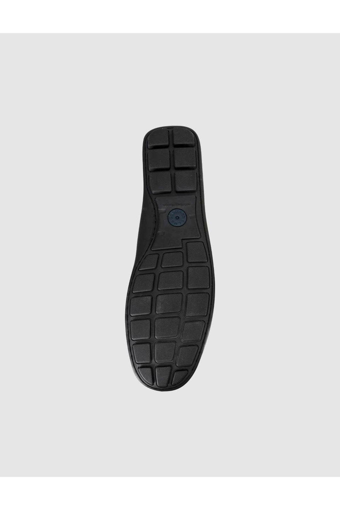 Cabani Shoes Mocassin conducteur pour homme en cuir bleu marine à motifs - Bleu marine