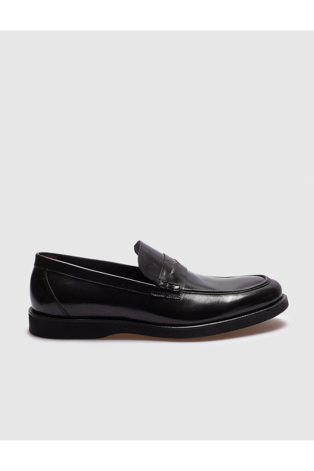 Cabani Shoes Chaussures décontractées pour hommes en cuir véritable avec ceinture noire - Noir