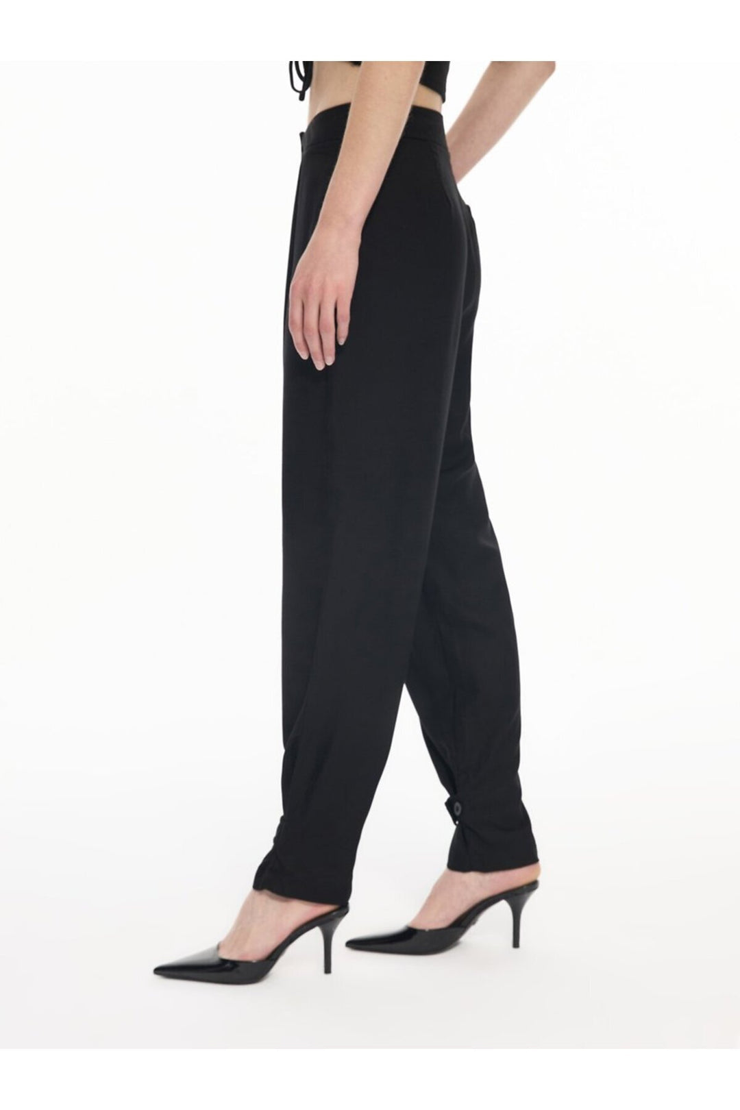 LTB Pantalon noir régulier uni