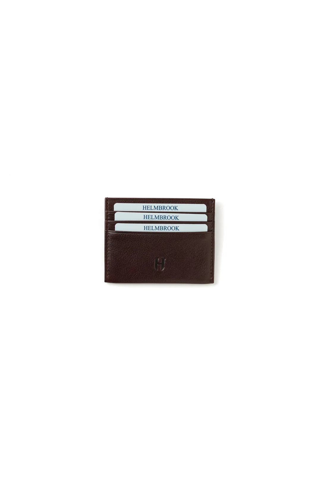 Helmbrook Porte-cartes en cuir véritable pour homme Slim Design RFID Protégé Barry Coffee
