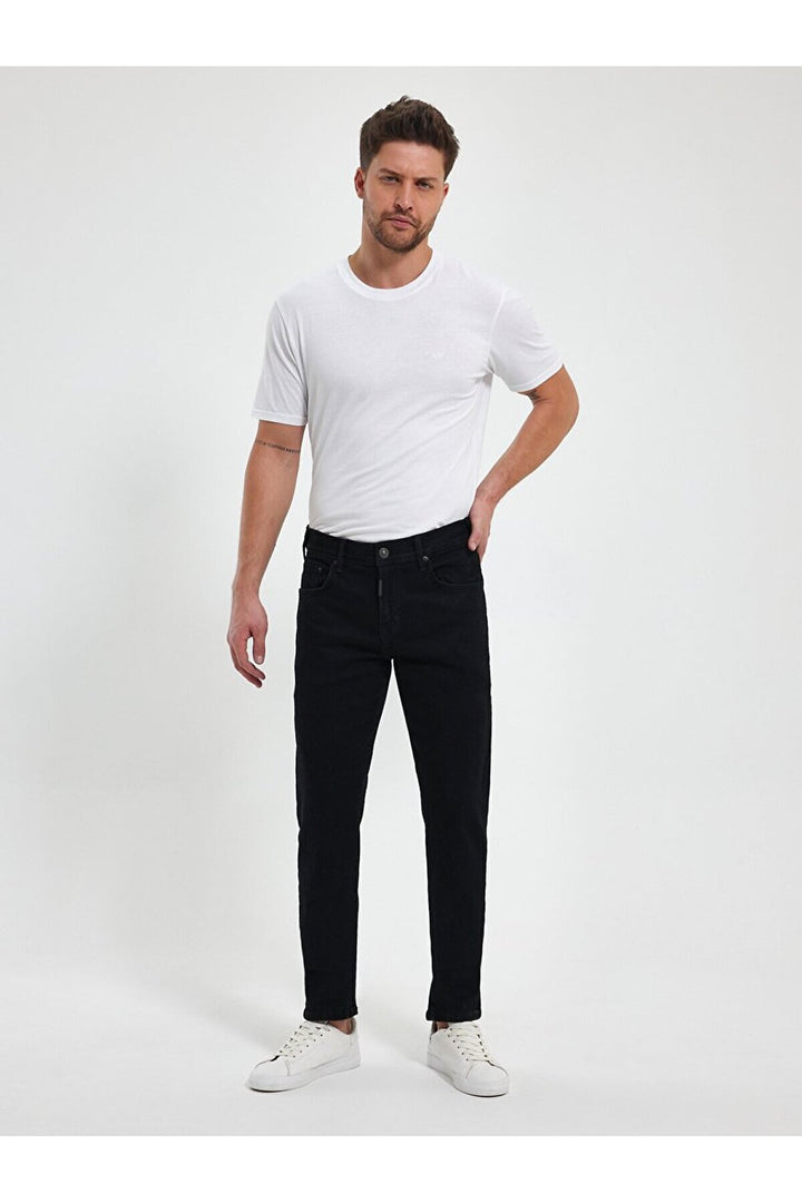 LTB Diego Jean Pantalon Droit Taille Moyenne - Noir_200