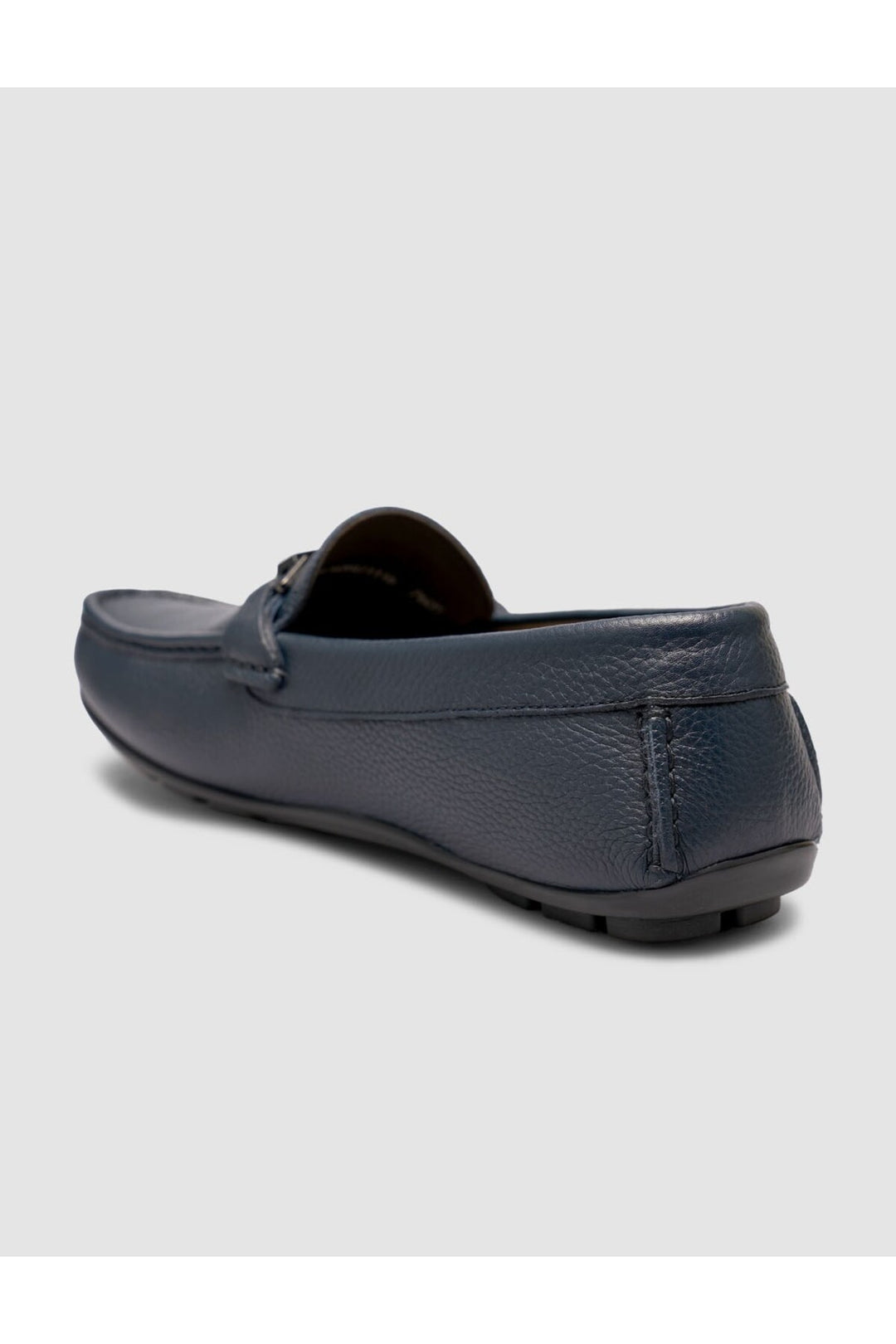 Cabani Shoes Romatas Chaussures en cuir pour hommes à boucle bleu marine loafer - Multicolore