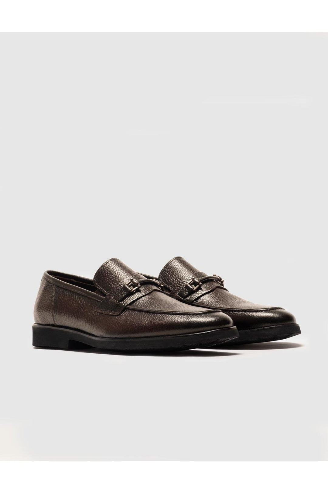 Cabani Shoes Chaussures classiques pour hommes en cuir véritable marron - Marron