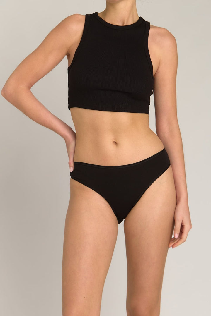 Lovely Things DAISY Culotte Micro Modal - Noir