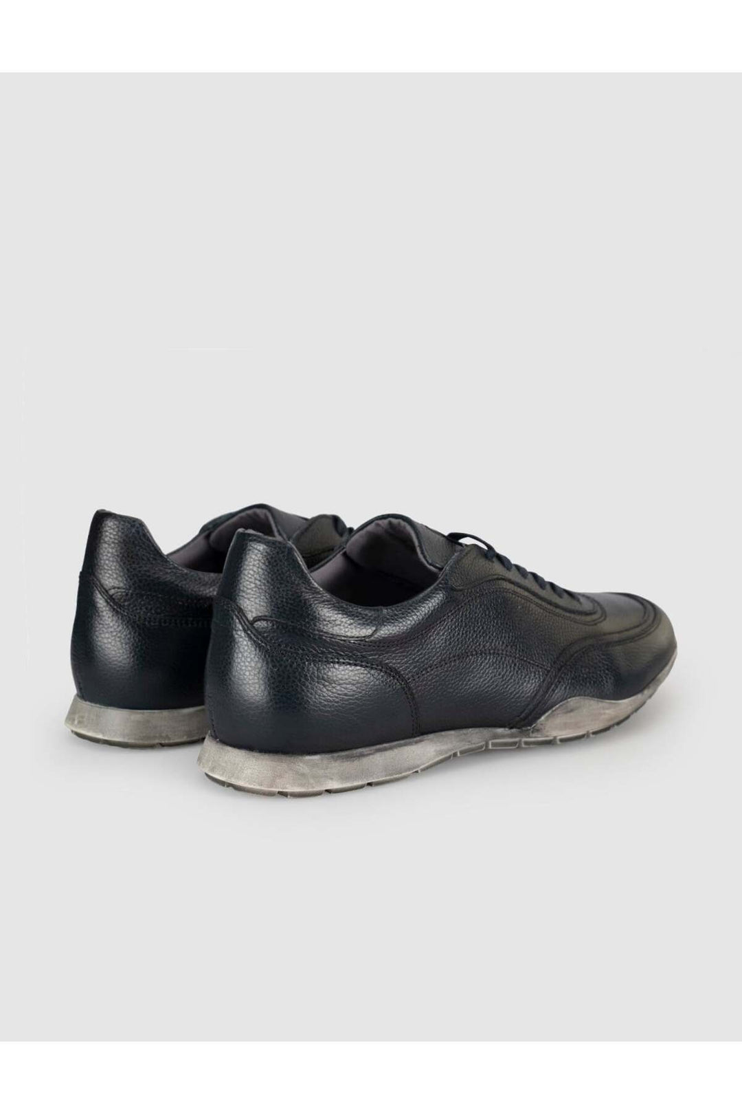 Cabani Shoes Bleu marine Cuir véritable Chaussures décontractées pour hommes - Bleu marine