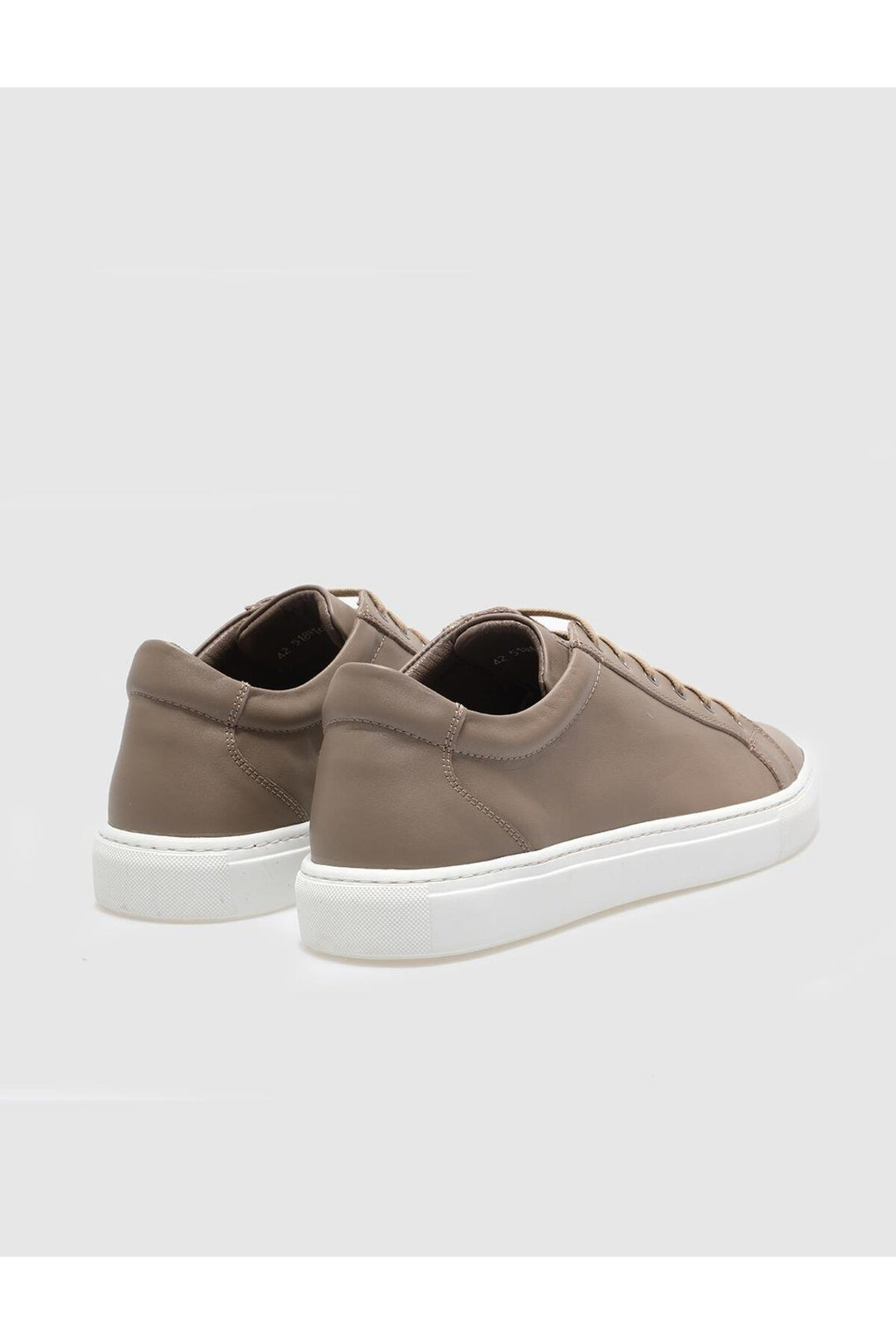Cabani Shoes Chaussures de sport pour hommes en cuir véritable, avec lacets, en vison. - Vison