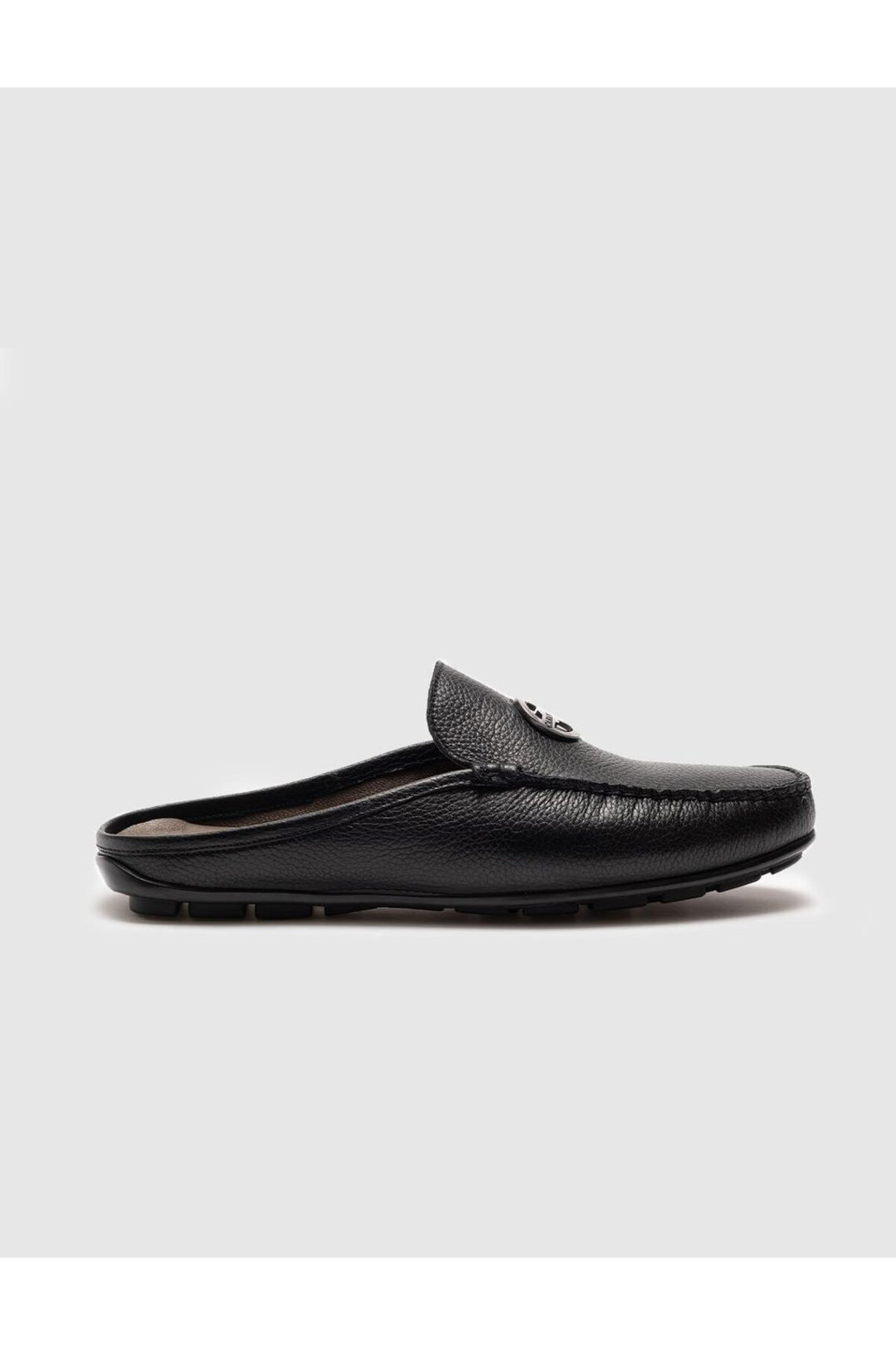 Cabani Shoes Sandale pour homme en cuir véritable avec boucle noire - Multicolore