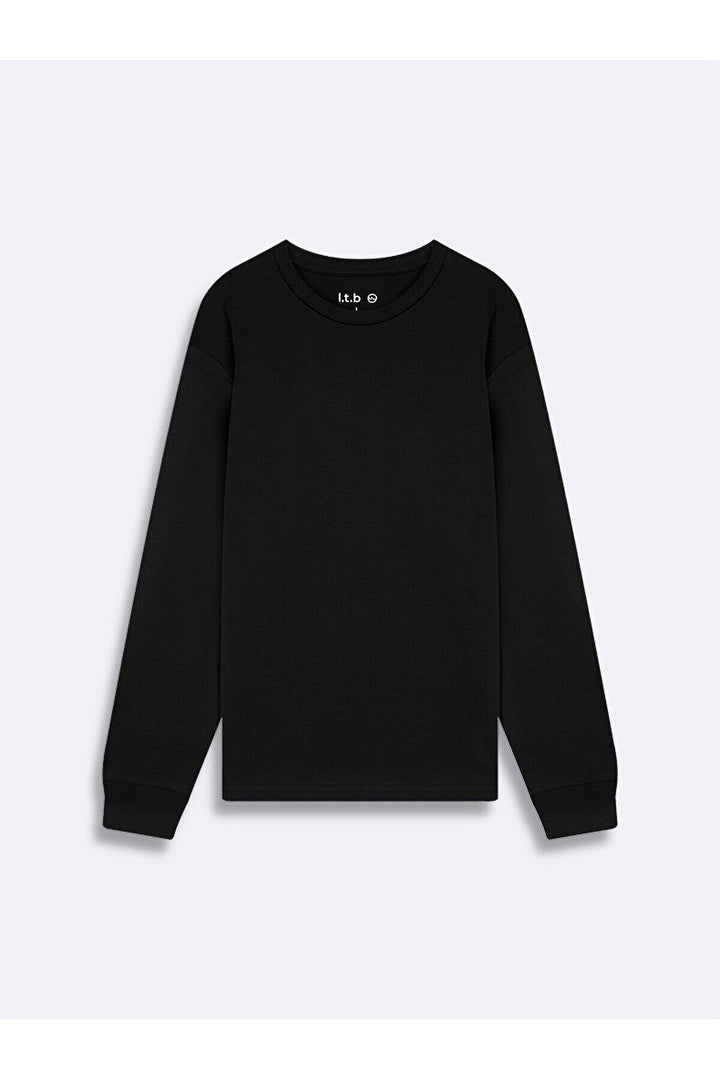 LTB Sweatshirt noir - Noir_3986