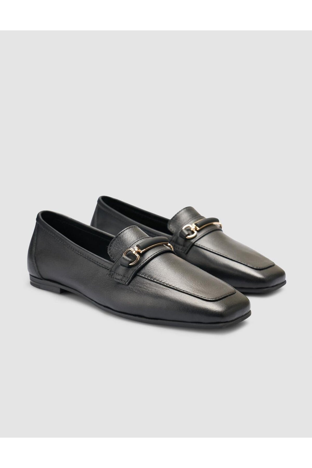 Cabani Shoes %100 Cuir Véritable Mocassins Femme Noir - Noir
