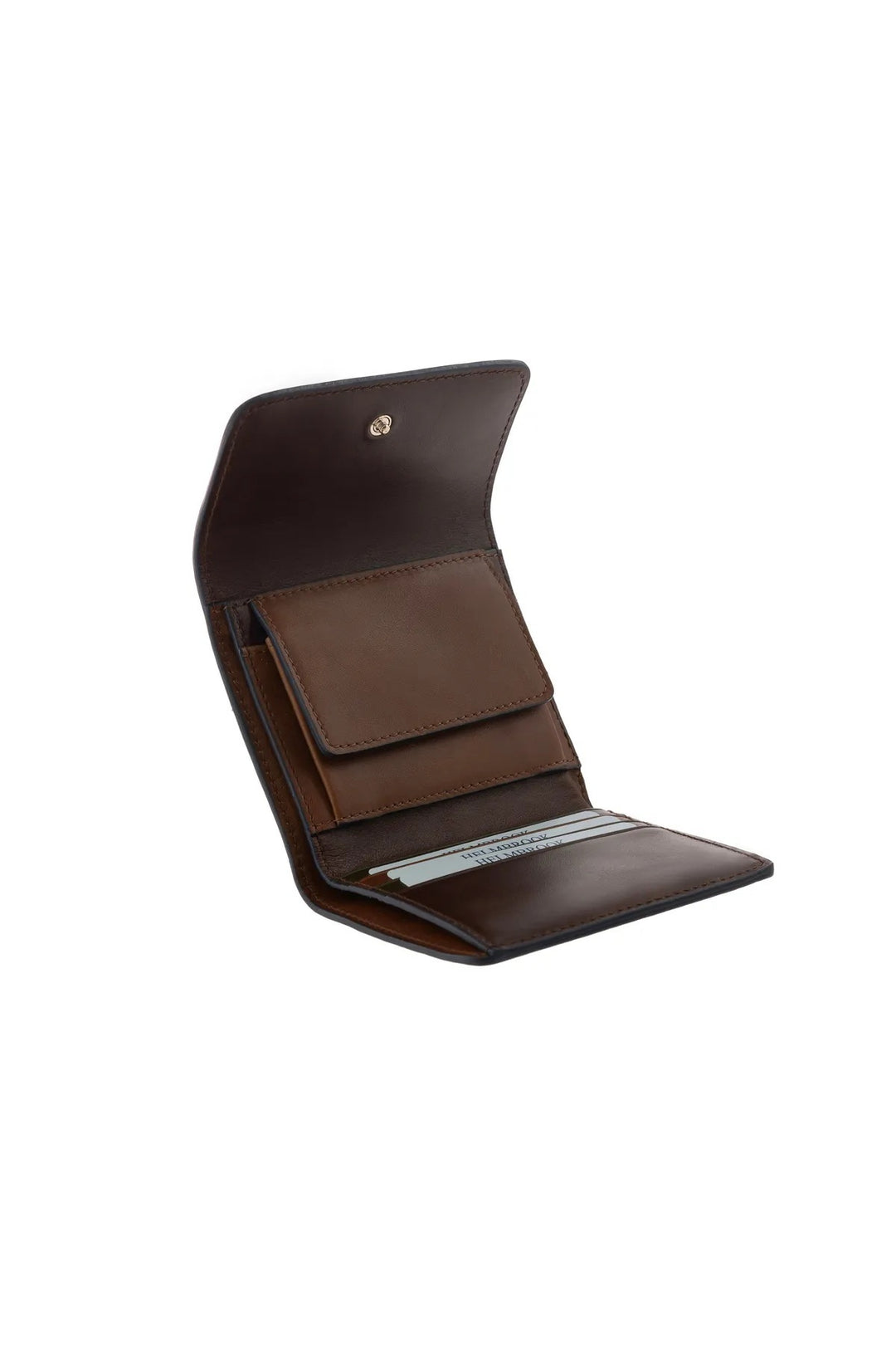 Helmbrook Grande fermeture à glissière de portefeuille en cuir véritable pour femmes avec couvercle protégé par RFID Eleanor Coffee Khaki
