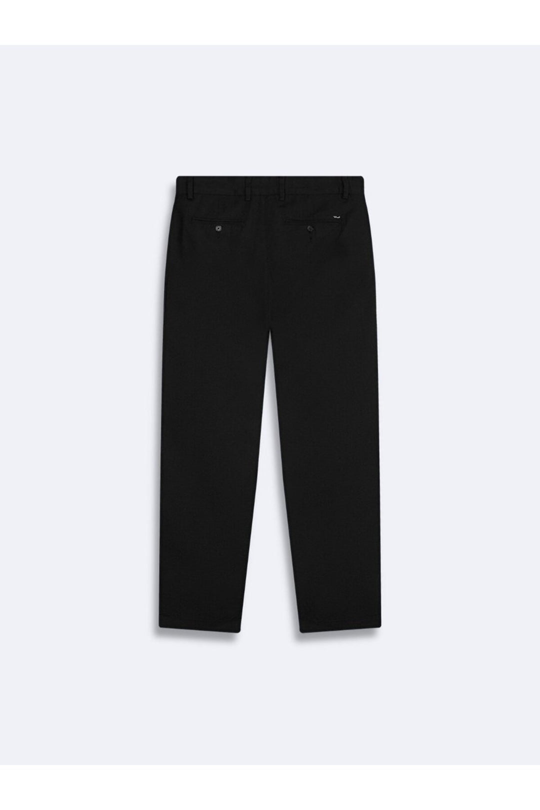 LTB Pantalon noir coupe droite aspect lin
