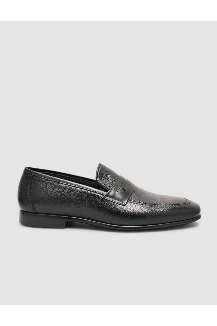 Cabani Shoes %100 Cuir véritable Noir Homme Classique Loafer - Noir