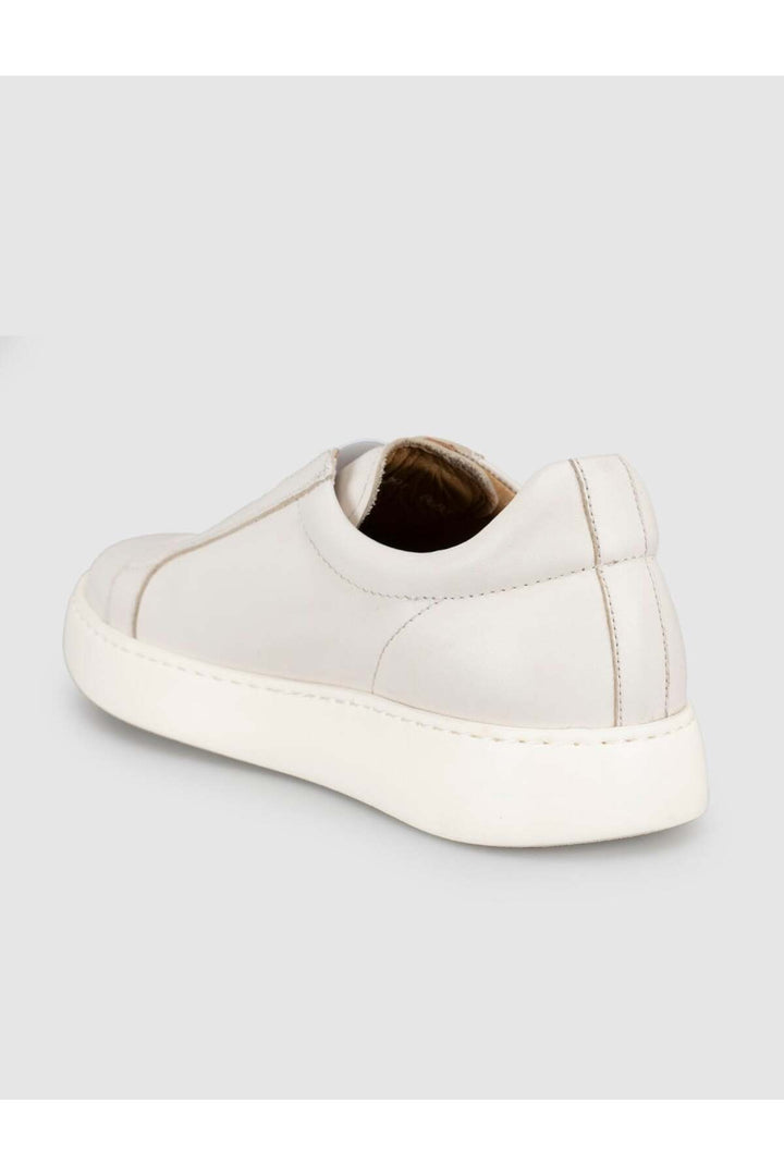 Cabani Shoes Chaussure de sport quotidienne avec détails en caoutchouc - Blanc