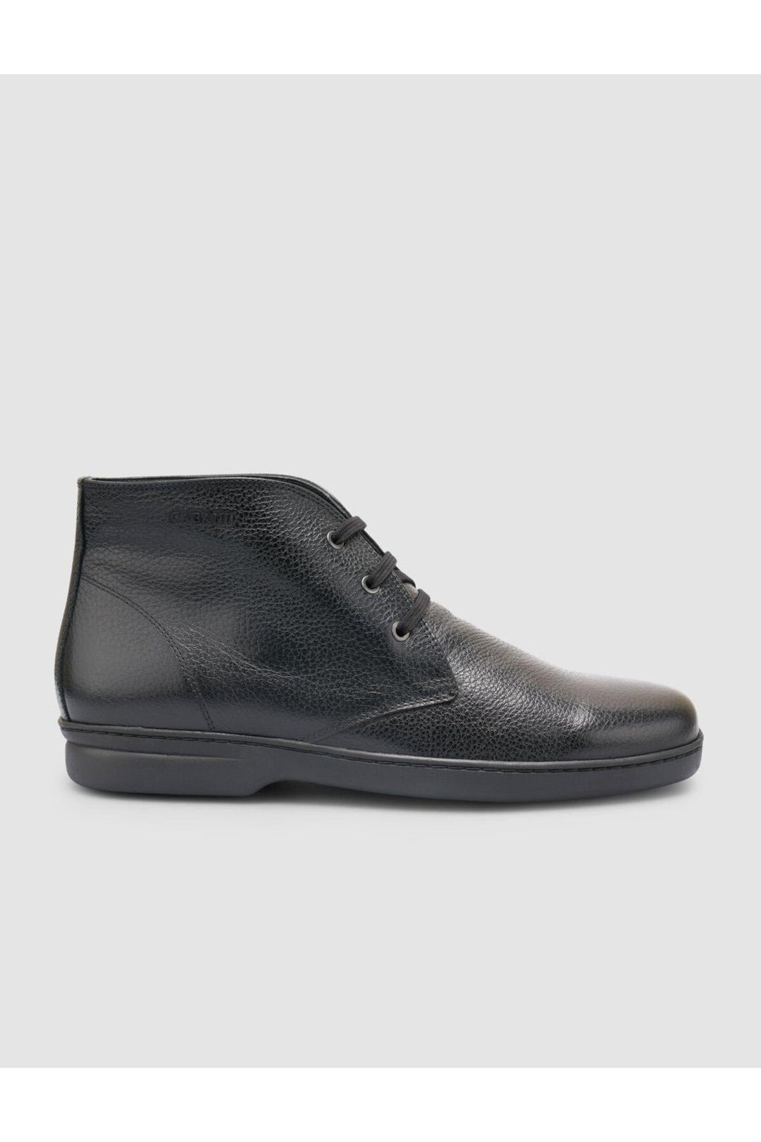 Cabani Shoes Bottines quotidiennes pour hommes en cuir véritable noir 100% - Multicolore
