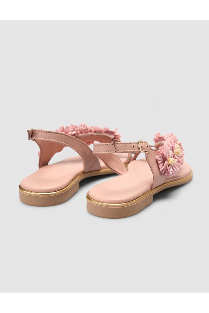 Cabani Shoes %100 Cuir véritable Sandales femmes Rose - Rose