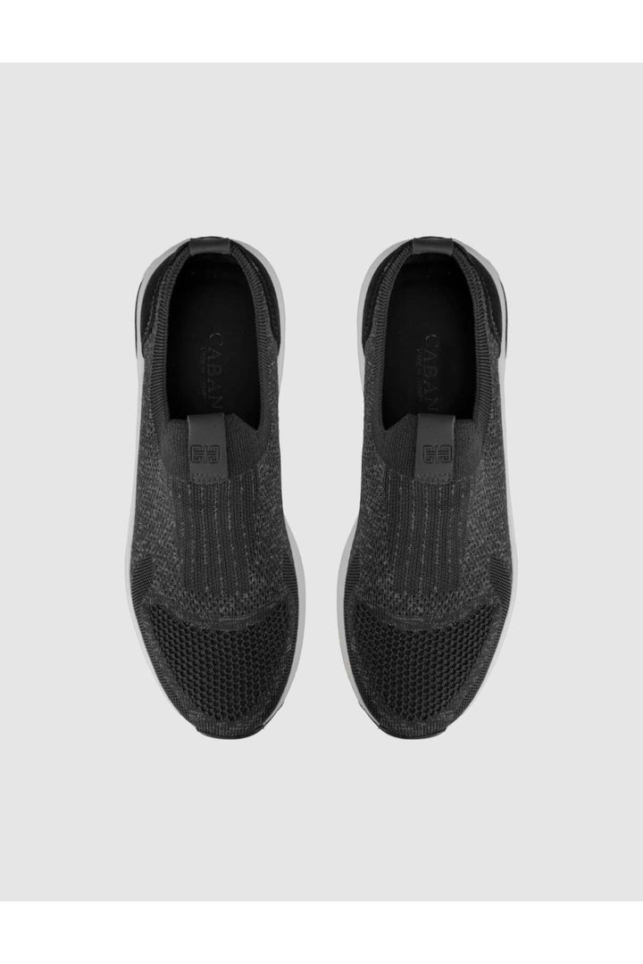 Cabani Shoes Sneaker homme en tricot noir - Multicolore