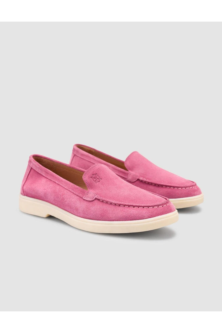 Cabani Shoes MonaMae 100% Cuir Véritable Mocassins Femme Suédé Rose - Rose