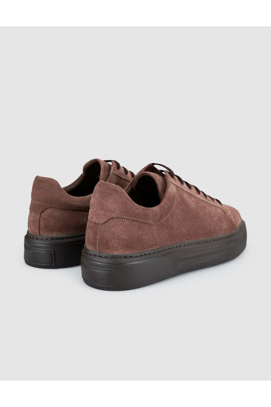 Cabani Shoes Baskets pour hommes en cuir suédé vison véritable - Multicolore