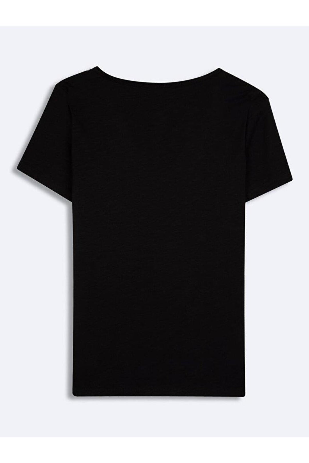 LTB Bafese - T-shirt à manches courtes avec col en V pressé -Femme- 1225801266089