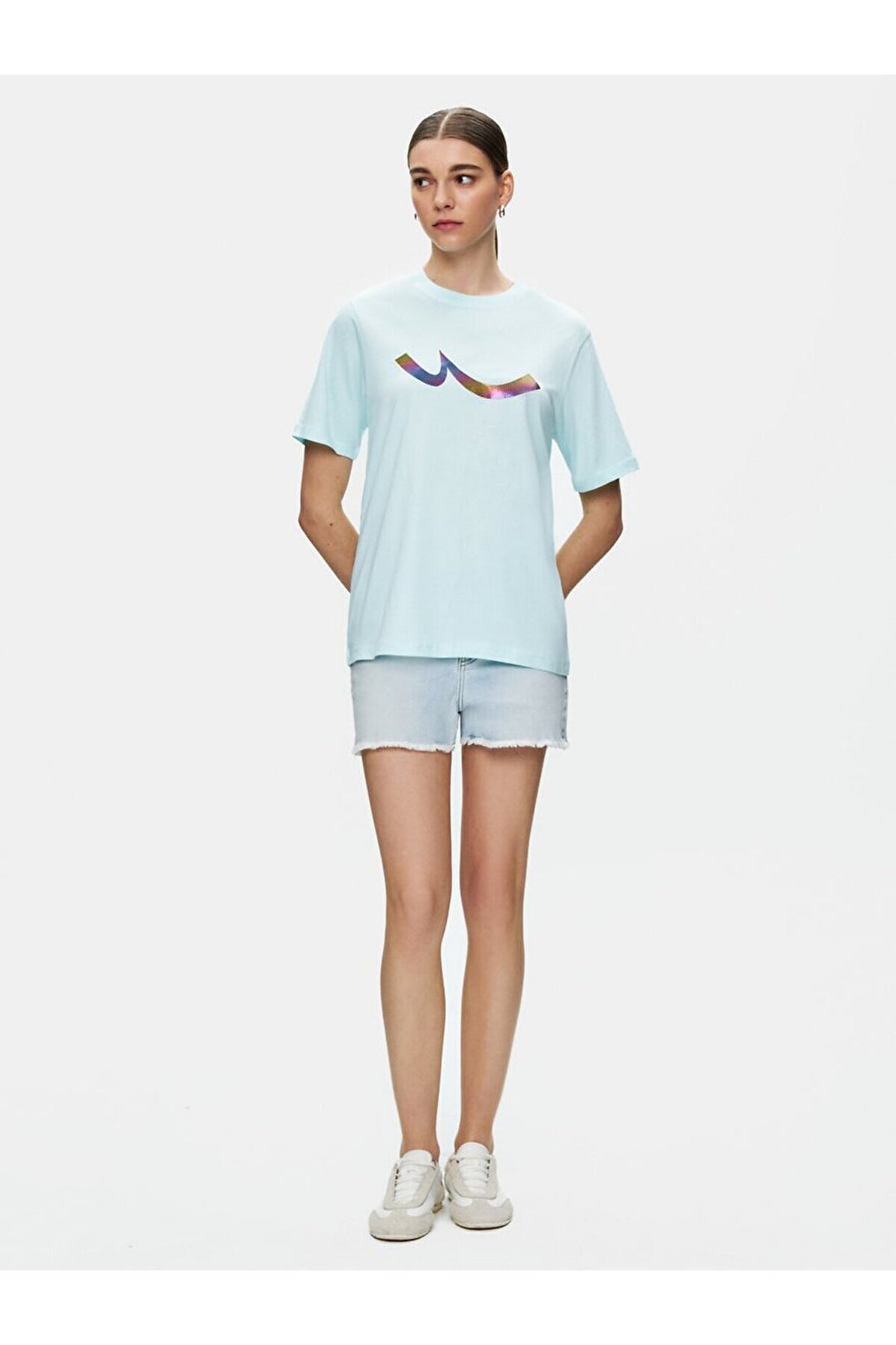 LTB T-shirt regular à manches courtes imprimé Sıgn bleu. - Bleu_12952