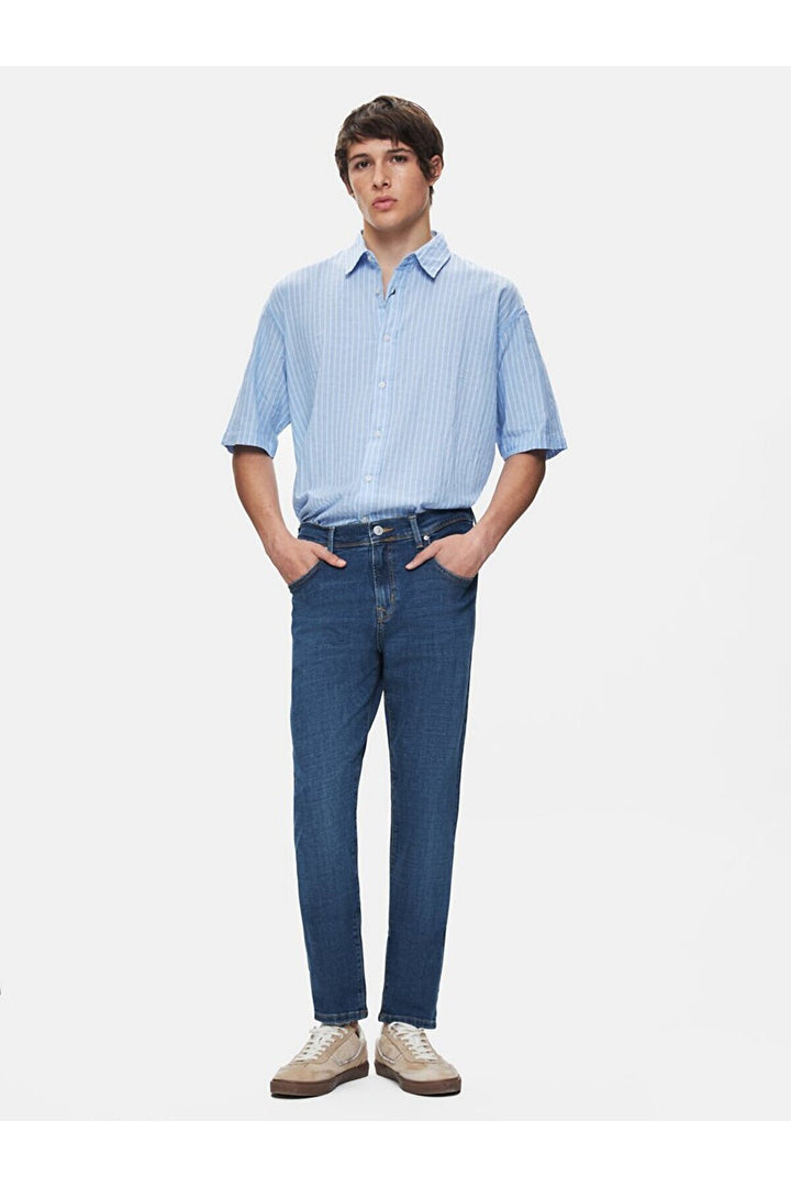 LTB Pantalon en jean Diego X Y à taille moyenne et à jambes étroites