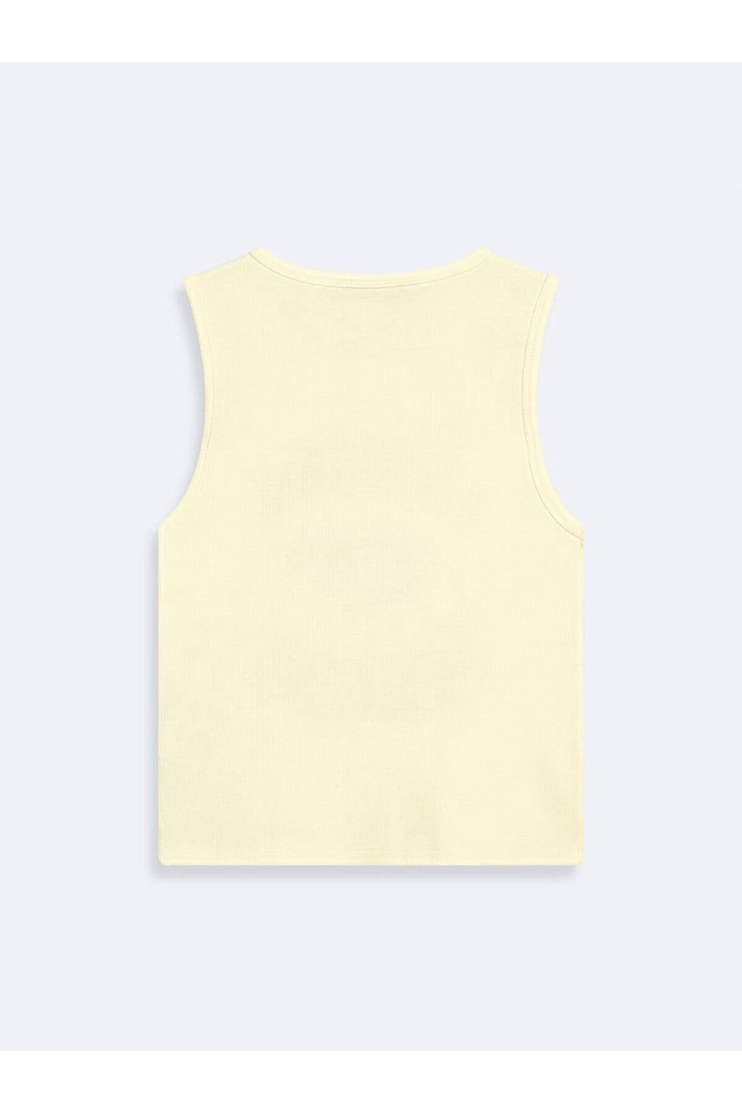LTB Singlet jaune à bras zéro imprimé graphique