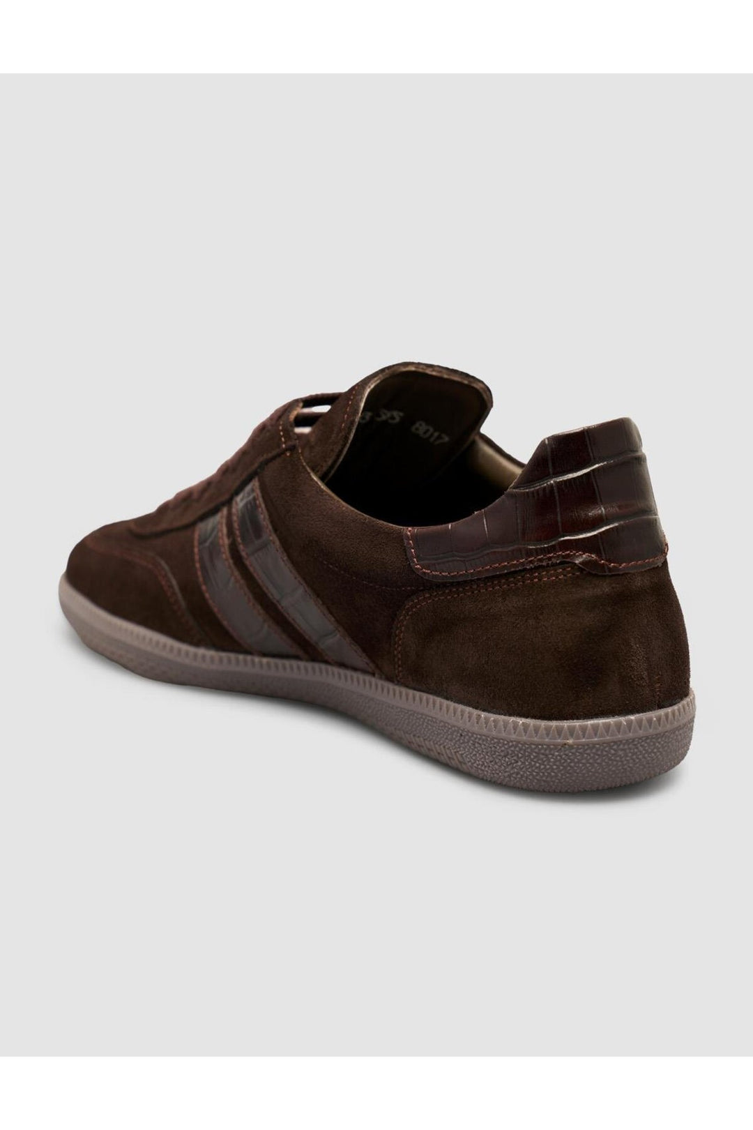 Cabani Shoes Baskets pour femmes en cuir suédé véritable marron 100% - Marron