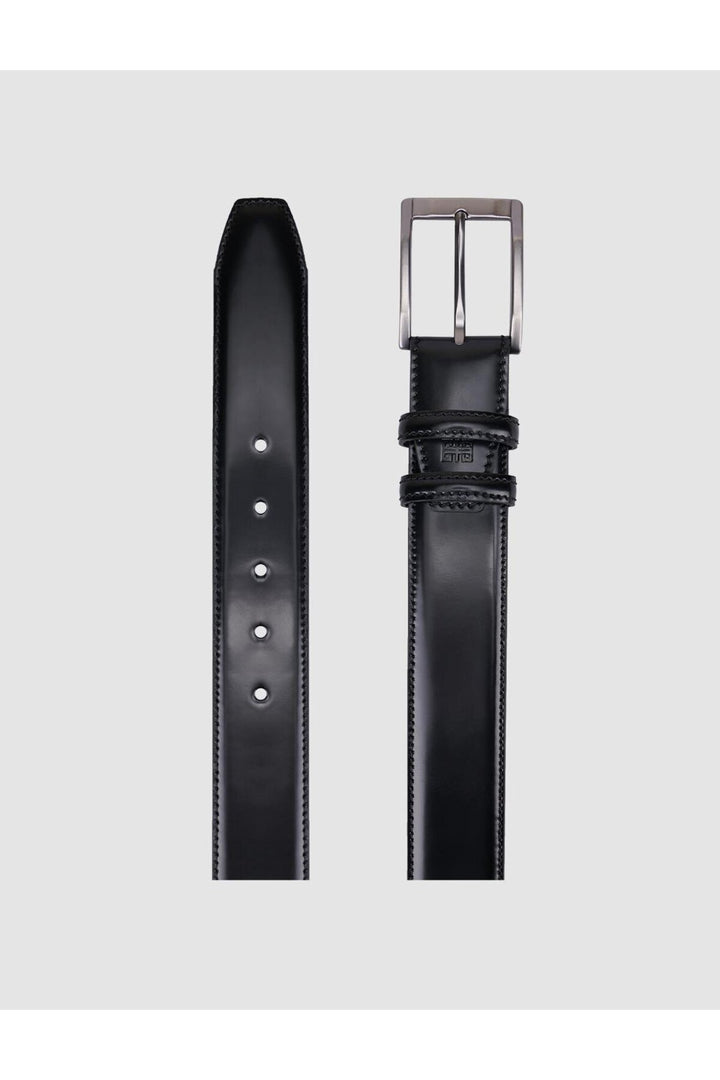 Cabani Shoes %100 Cuir véritable Noir Ceinture quotidienne pour homme 4 cm - Noir