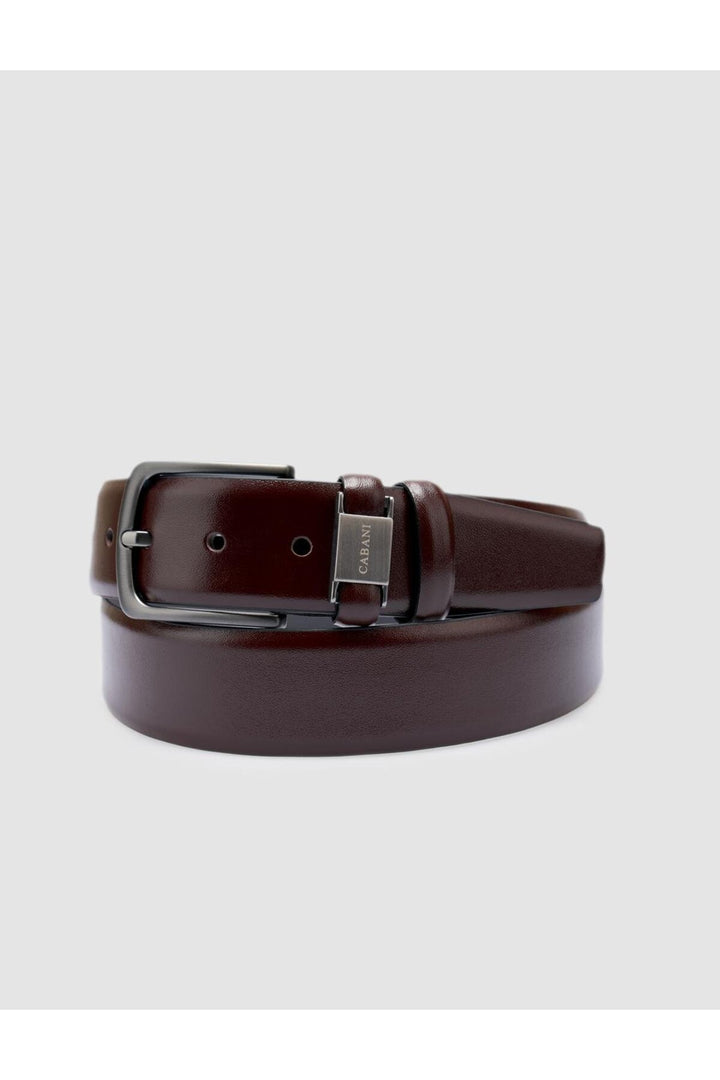 Cabani Shoes %100 Cuir véritable Ceinture classique pour homme Marron - Multicolore