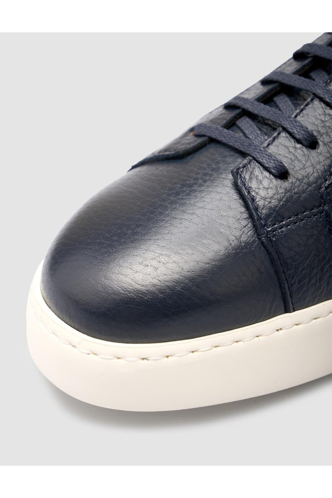Cabani Shoes %100 Cuir véritable Bleu marine Chaussures de sport pour hommes - Bleu marine