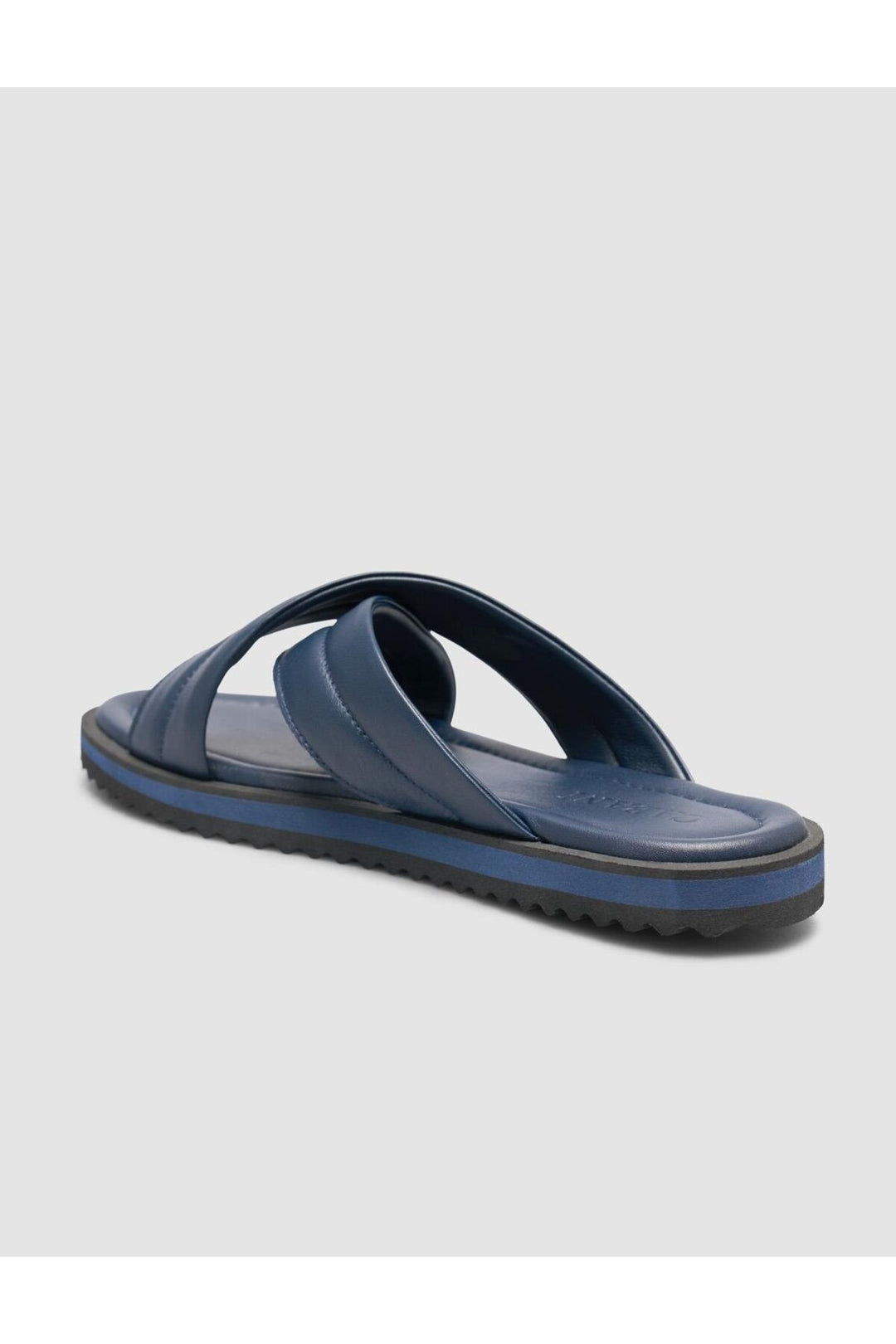 Cabani Shoes %100 Cuir Véritable Sandales pour Hommes Bleu marine - Bleu marine
