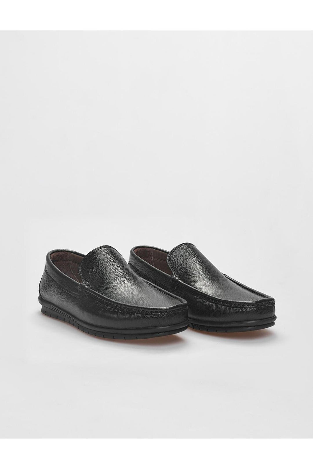 Cabani Shoes Mocassin homme en cuir véritable noir - Noir