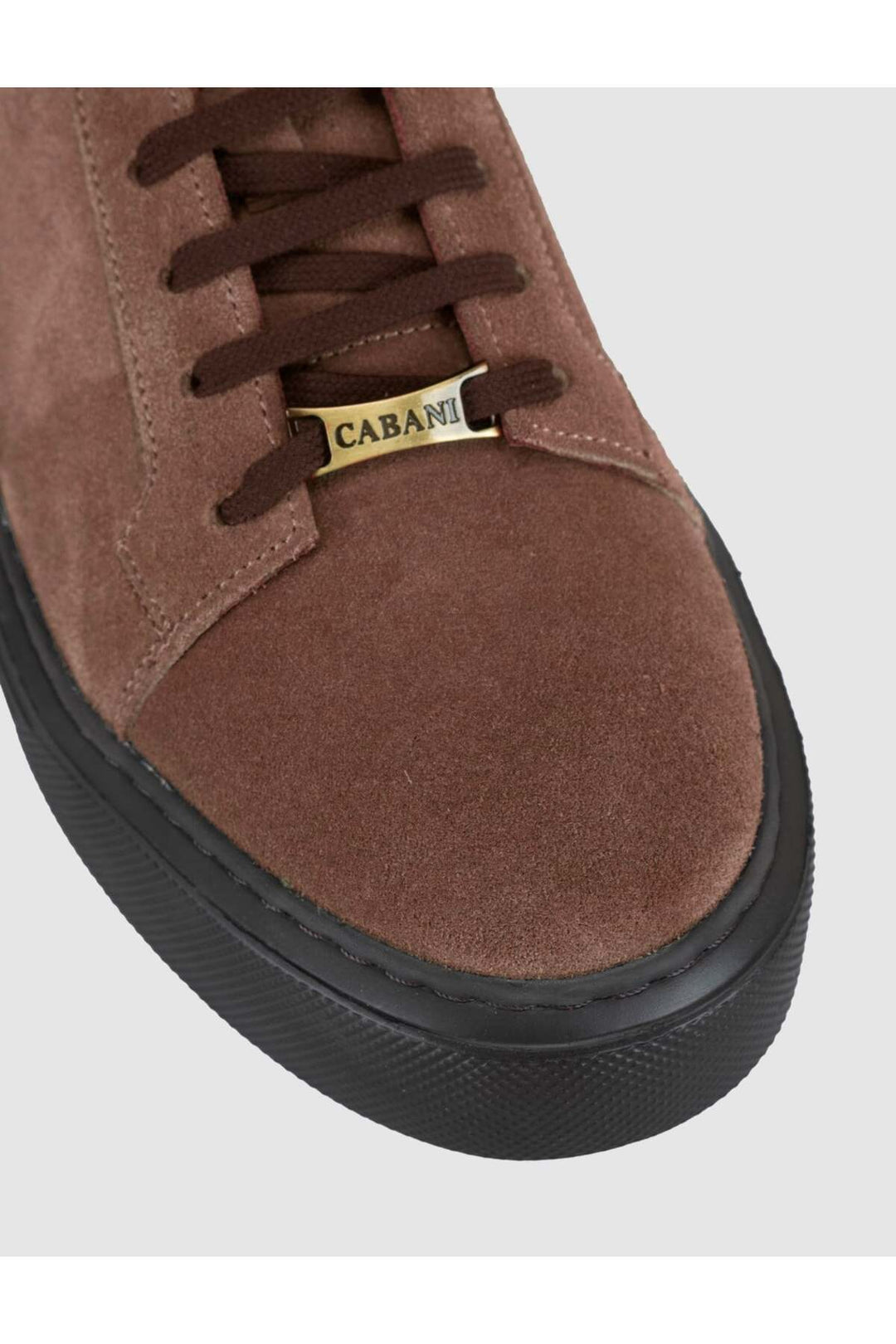 Cabani Shoes Baskets pour hommes en cuir suédé vison véritable - Multicolore
