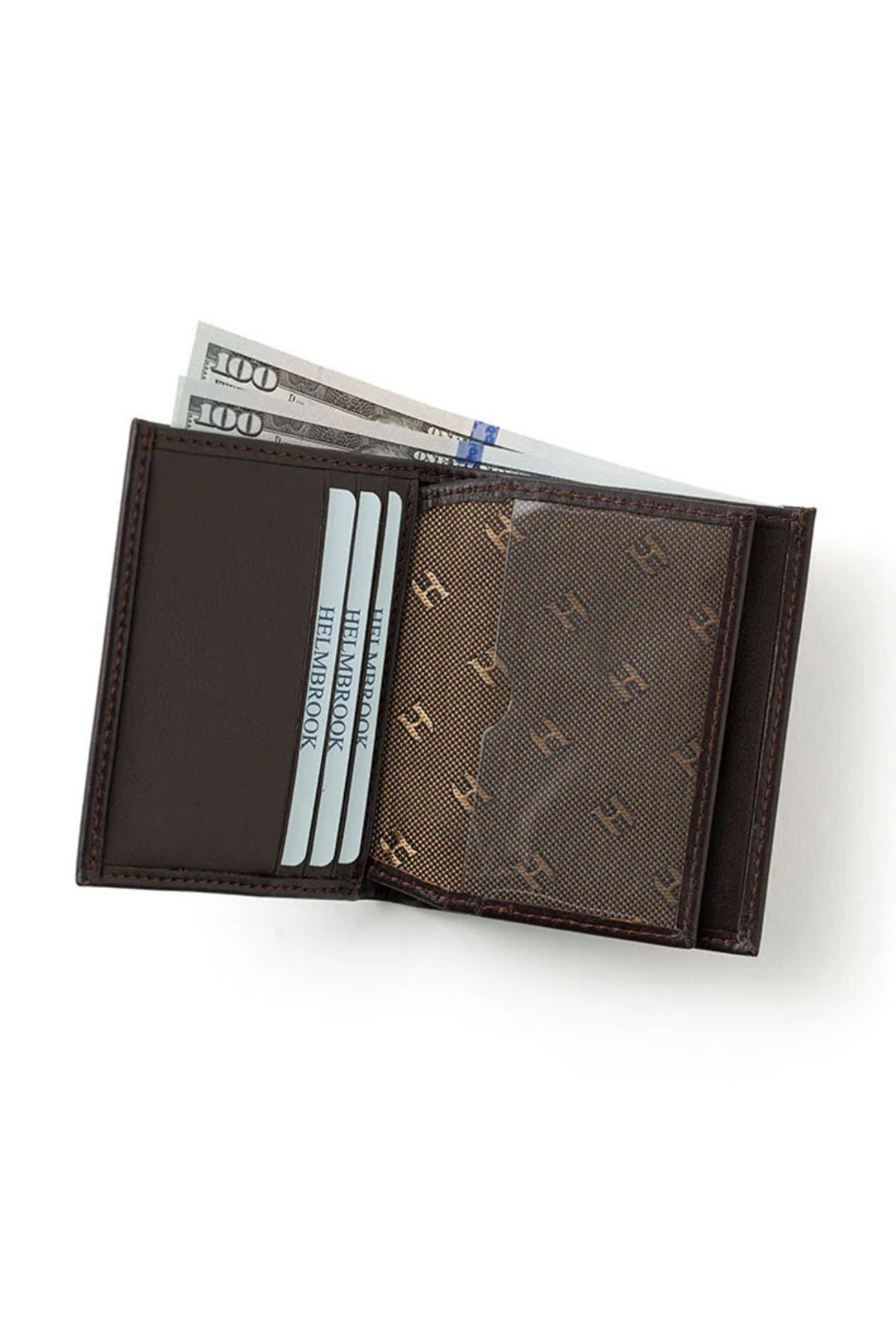Helmbrook Portefeuille en cuir véritable pour homme Slim Design RFID Axel protégé