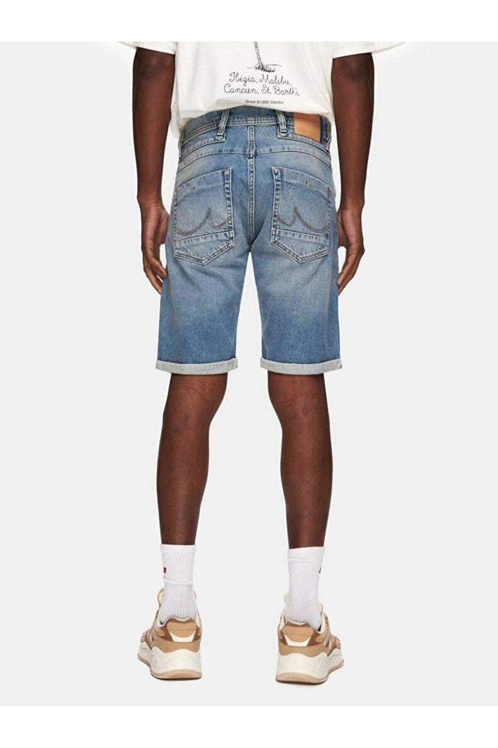 LTB DARWIN RONDELL Short en Jean pour Homme 55623 - Bleu