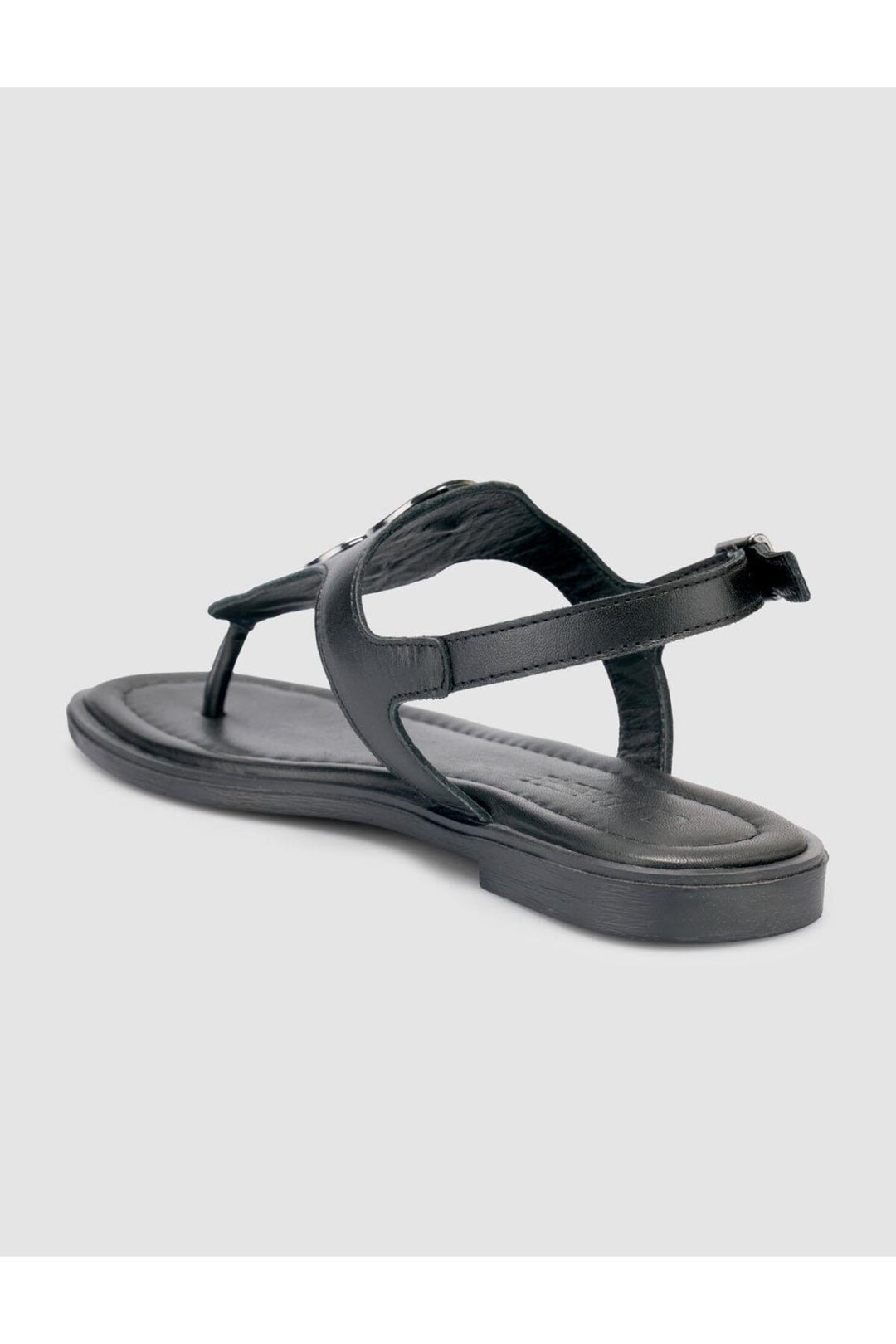 Cabani Shoes %100 Cuir véritable Sandales noires pour femmes - Multicolore