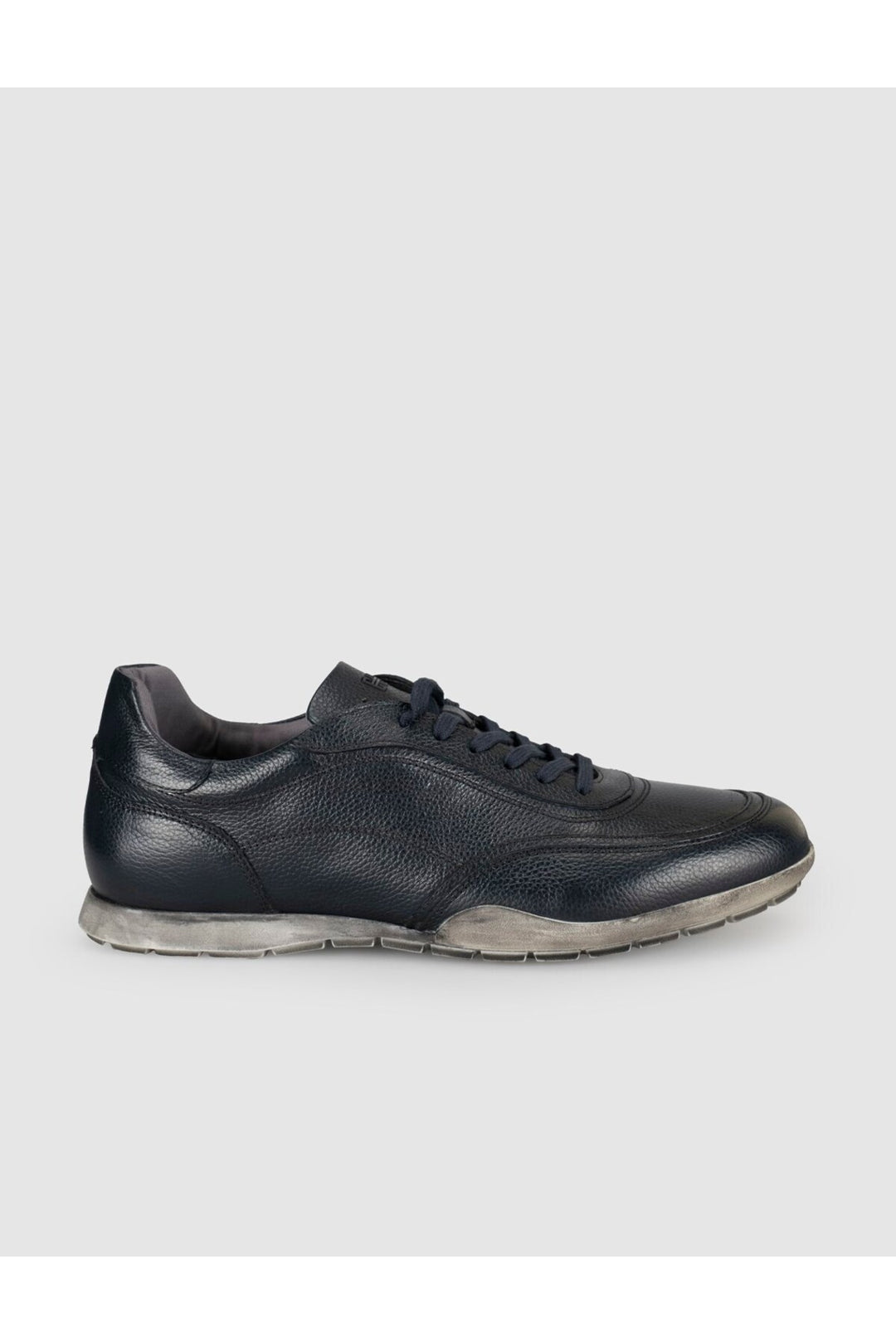 Cabani Shoes Bleu marine Cuir véritable Chaussures décontractées pour hommes - Bleu marine