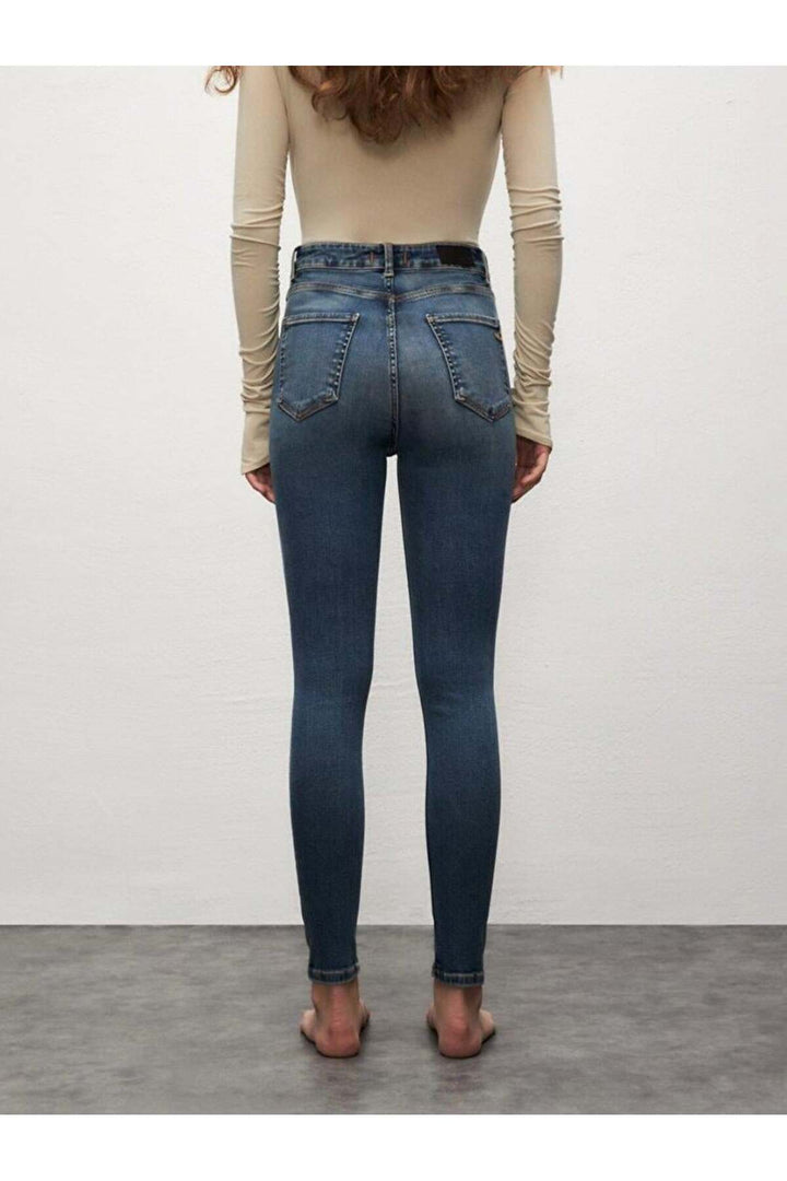 LTB Pantalon skinny Marcella X Hıgh Rıse - orta Bleu_55724