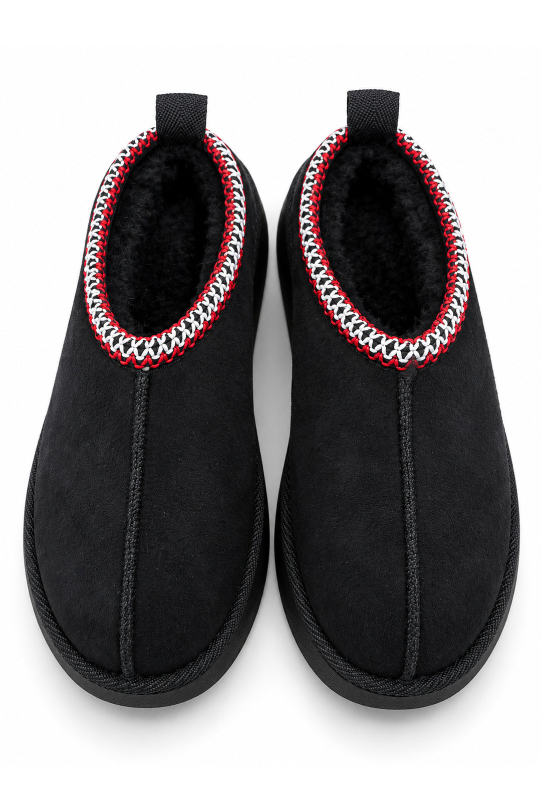 Wavelys Bottines pour femmes noires avec intérieur en fourrure, adaptées à un usage quotidien. - Noir